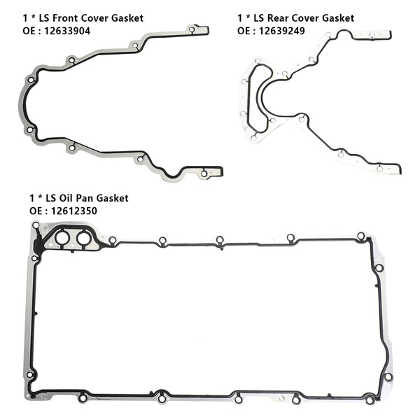LS Gasket Set Kit  Head Gaskets For GM Chevrolet LS1/LS6/LQ4/LQ9/4.8/5.3/5.7 Generic
