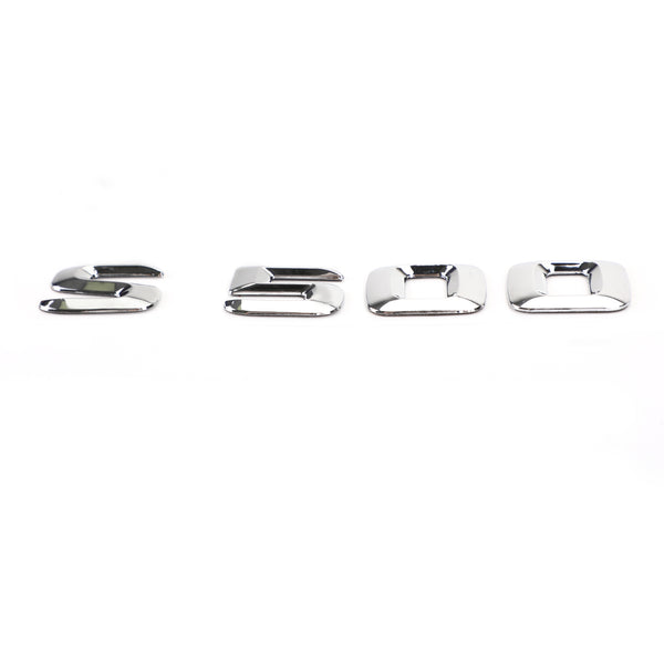 Rear Trunk Emblem Badge Nameplate Decal Letters Numbers Fit Mercedes S500 Chrome Generic
