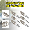 6PCS Spark Plugs 0242236562 101905601B 12129071003 4486923for BMW E36 E46 323i 325i 323i 328i 330i E39