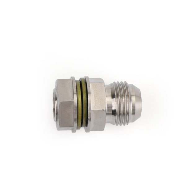 Adaptateur de vidange de retour de carter d'huile Turbo, raccord de bonde 10AN à M18x1,5 argent générique