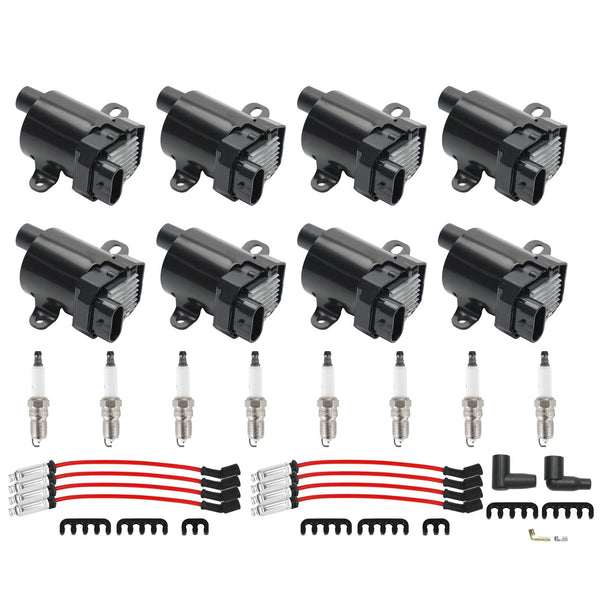 2003-2006 Hummer H2 6.0L 8Pack Bobine + Bougie + Draden Set UF262 C1251 D585 5C1082 Generiek