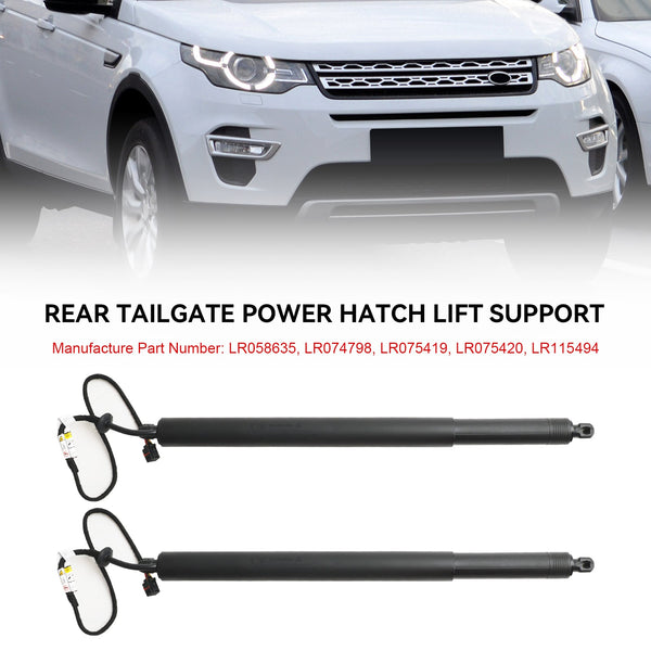 2015–2019 Land Rover Discovery Sport L550 2 Stück elektrische Heckklappenstrebe LR075420 LR058635 Generisch