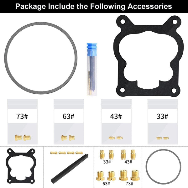 1966-1969 Chevrolet V8 Chevy small block Gen I 5.4L/327 Street Quadrajet Carburatore 750 CFM Generico