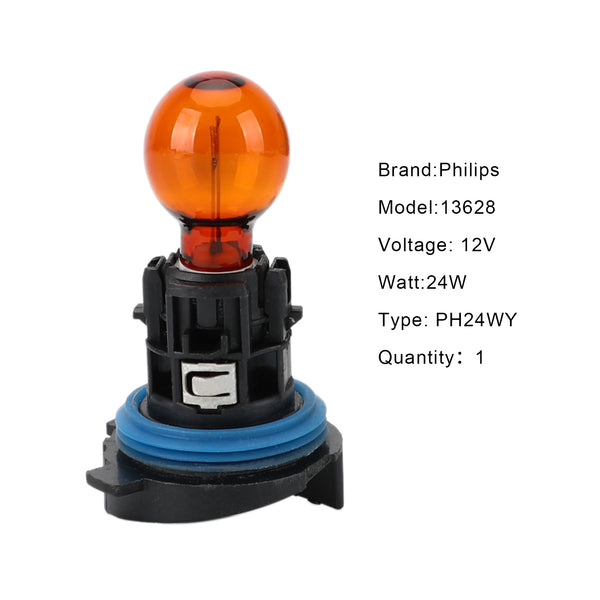 Für Philips 13628 mit Sockel 12V24W PH24WY Halogenlampe Singal Light Generic