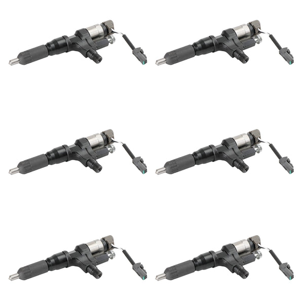 Hino 3.8L 4.7L 5.0L 6.5L 7.7L 6PCS Fuel Injectors 095000-6593 CB84034501S 095000-6594 Generic