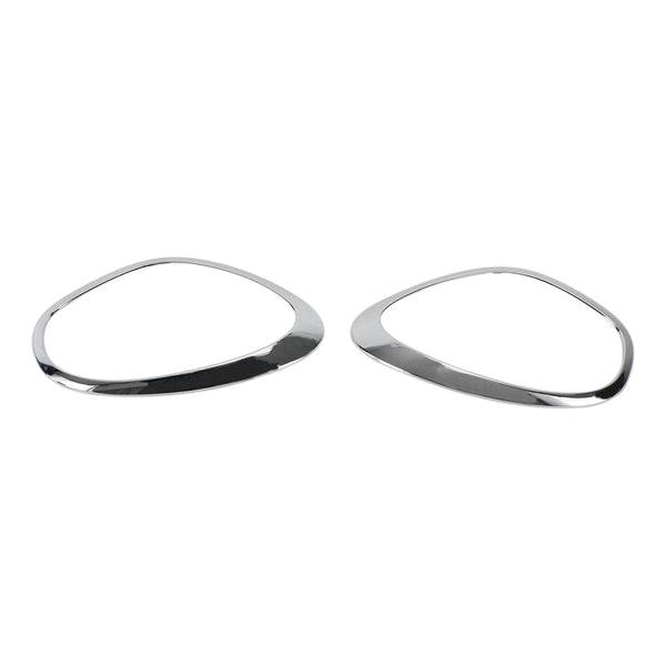 2011-2016 Mini Cooper R60 Countryman 2X Chrome Strålkastare Trim Ring Bezels 51139801573 51139801574 Generic