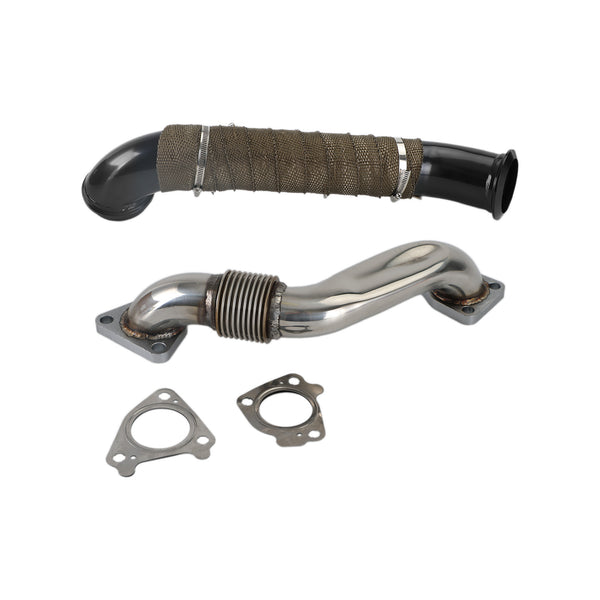 Turbo Down Pipe Beifahrerseite Up Pipe für Chevrolet GMC 6.6 LLY LBZ LMM Duramax 2004.5–2010 Fedex Express Generic