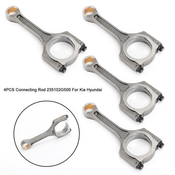 11-18 Kia Optima 4-Door 2.4L 4PCS Connecting Rod 235102G500 235102G540 235102G552 Generic