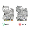 2007-2010 Jaguar XF 6 SP RWD V6 3.0L Transmissie Klephuis Plaatnummer A065 B065 6HP21 6HP28 Generiek