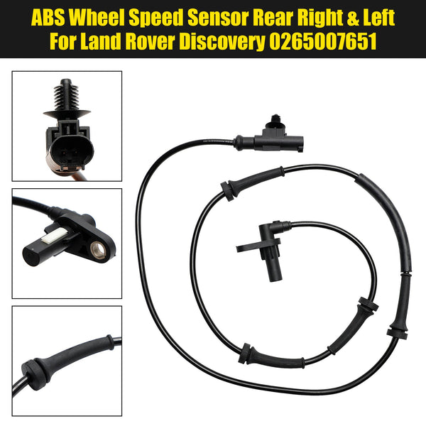 Land Rover Discovery ABS Sensor de velocidade da roda traseira direita e esquerda 0265007651 Genérico