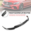 2019-2021 Mercedes Benz C-Class W205 C205 Brabus Style Front Splitter Lip