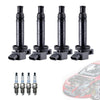 2002-2008 Toyota Camry L4 2.4L 4PCS Bobina di accensione + Candela UF333 UF494 C1330 90919-02244 Generico