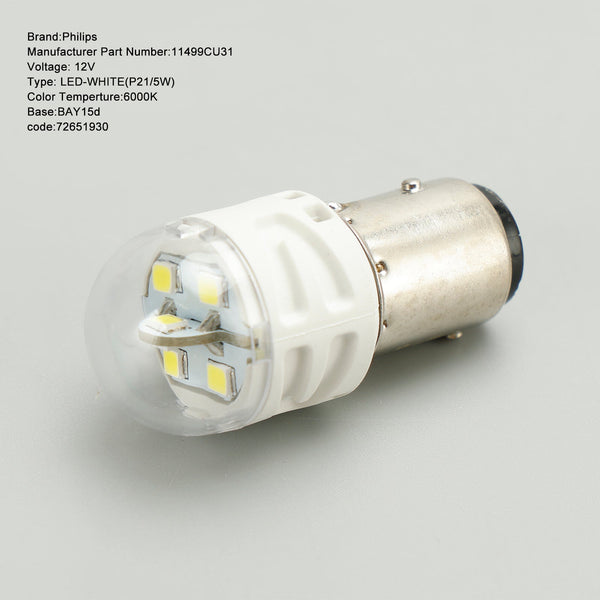 フィリップス 11499CU31B2 Ultinon Pro3100 LED-WHITE P21/5W 6000K BAY15d 汎用