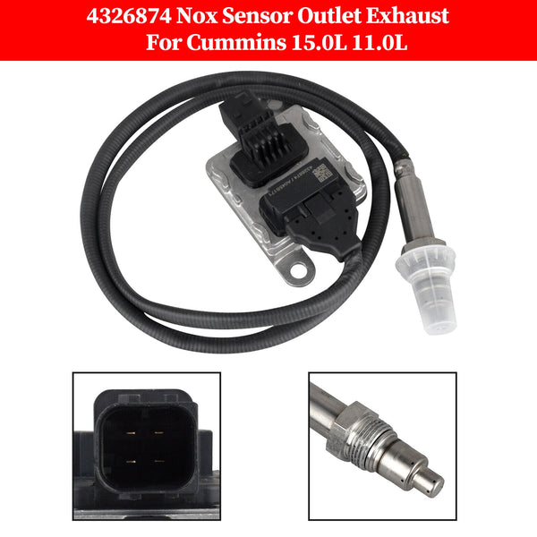 Escape da tomada do sensor de Nox do oxigênio do nitrogênio 4326874 para Cummins 15.0L 11.0L genérico