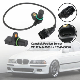 BMW E46 E39 E60 E38 E65 M52 M54 2x Sensor de posición del árbol de levas ENTRADA+SALIDA Genérico