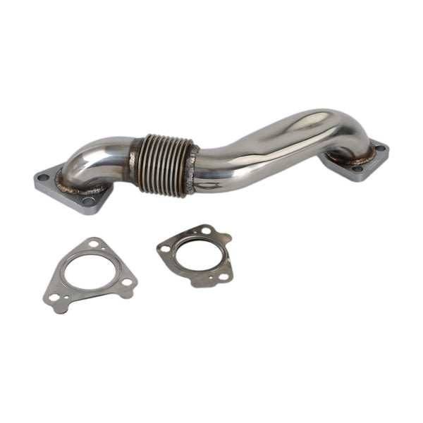 EGR Delete Kit & Passenger Up Pipe för LMM 6.6L Duramax 2007.5-2010 Chevrolet Silverado GMC 2500 3500 Generic