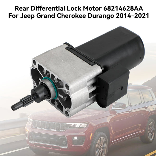 Motor de bloqueio diferencial traseiro 68214628AA para Jeep Grand Cherokee Durango 14-2021