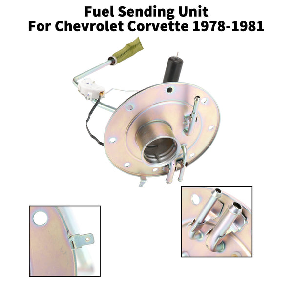 1978-1981 Chevy Corvette Gas Tank Fuel Sending Unit 3/8 Feed AM-39086513 Generic