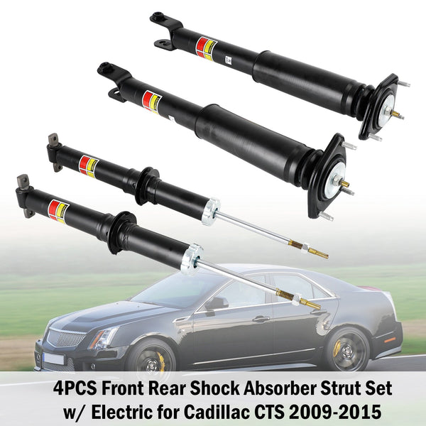 2009-2015 Cadillac CTS 4PCS Främre Bak Stötdämparfjäderbenssats med elektrisk 19302773 19181636 25849149 Generisk