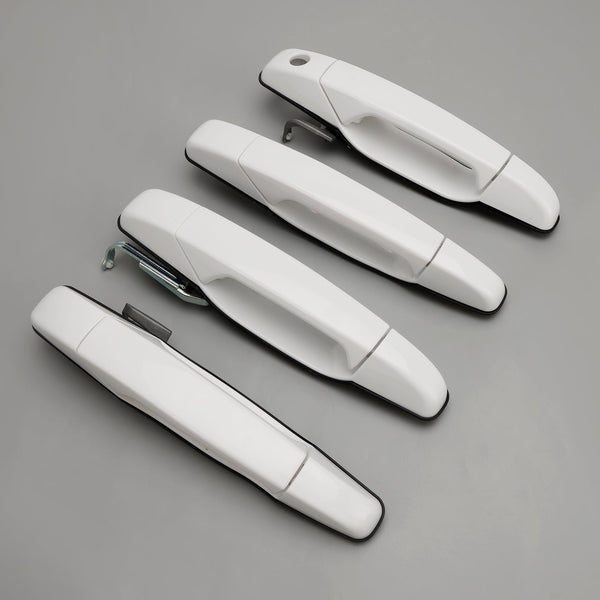 2009-2013 Cadillac Escalade Hybrid Sport Utility 4PCS Front & Rear Door Handle Set White 284053446 84053444 20954826 25890276