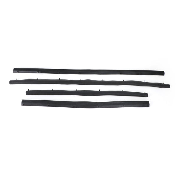 99-16 Ford F250 F350 Crew Cab 
 Front+Rear Lower Door Weather Strip Seal Trim Generic