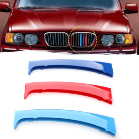 1999-2003 BMW X5 E53 3PCS Front Grille Cover Insert Trim Clips Decal Trip Generic