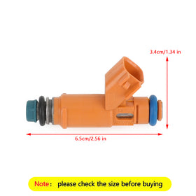 1 inyector de combustible 2W93-AA compatible con Land Rover Range Rover Jaguar 4.2L 4.4L V8 genérico.