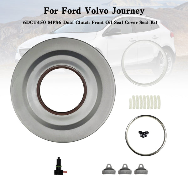 2011 FIAT D-CUV FORD C-COUPE LAND ROVER Range Dual Clutch Front Oil Seal Cover Kit de vedação 6DCT450 MPS6 Genérico