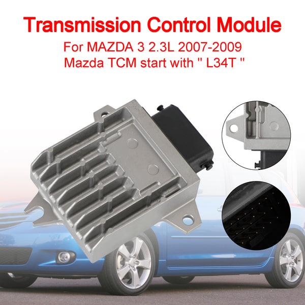 07-09 MAZDA 3 2.3L TCM L34T Tested Reprogrammed Transmission Control Module TCM L34T-18-9E1A L34T-18-9E1B L34T-18-9E1C Fedex Express Generic