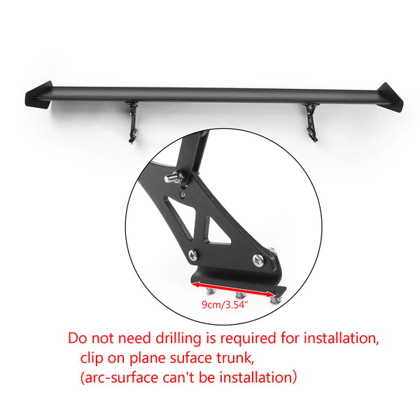 Universal Adjustable Lightweight GT Aluminum Rear Trunk Wing Racing Spoiler