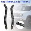 2016 Jeep Renegade (submodel: 75th Anniversary, Dawn Of Justice) Bumper Bracket Set Front Driver and Passenger Side 68247394AA 68247398AA