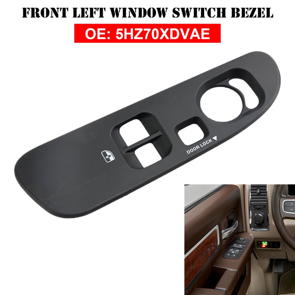 2005-2006 Dodge Ram 1500 Laramie SRT-10 2500 3500 Laramie Front Left Window Switch Bezel 5HZ70XDVAE Generic