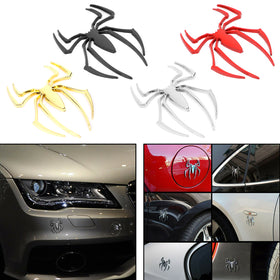 Auto Logo Car Sticker Metal Badge Emblem Spider Shape 3D Car Decal Sticker DIY Generic