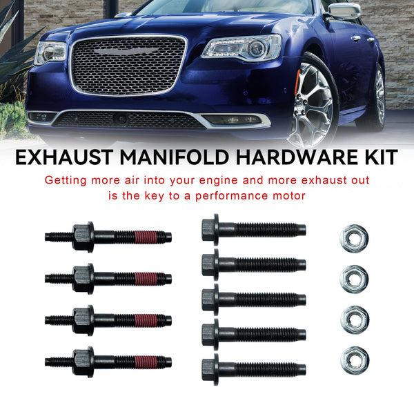 Kit de hardware do coletor de escape Chrysler 300 2005-2020 03309 06509863AA 6505316AA Genérico