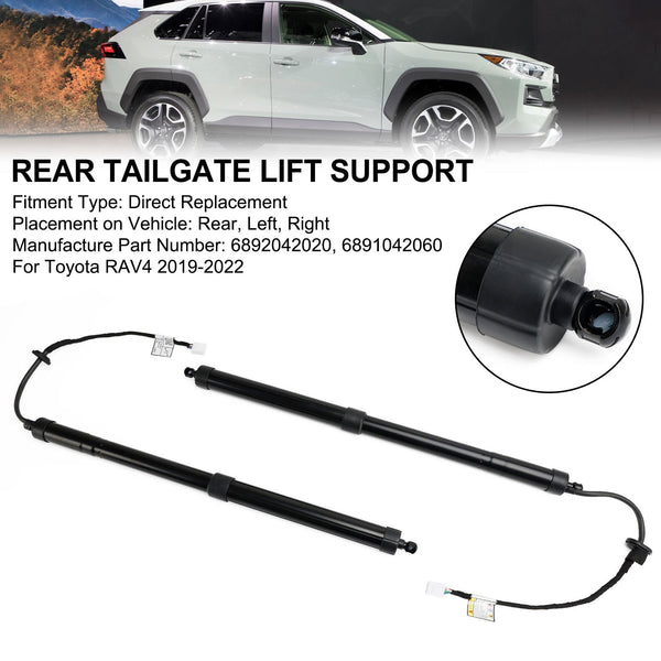 2019-2022 Toyota RAV4 2PCS Rear Tailgate Hatch Lift Support 6892042020