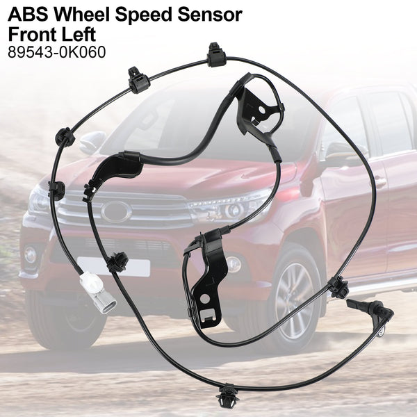 Toyota Hilux Viii Pickup 2015+ ABS Wheel Speed Sensor Front Left for 89543-0K060 Generic