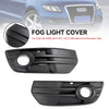 2009-2012 Audi Q5 Standard Front Bumper 2PCS Front Bumper Grill Fog Light Lamp Covers Trim 8R0807681A 8R0807682A Generic
