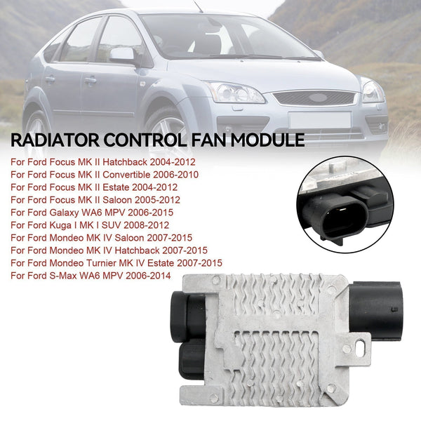 Módulo de ventilador de control de radiador Ford Mondeo Turnier MK IV Estate 2007-2015 1477218 1565834 1477454 genérico