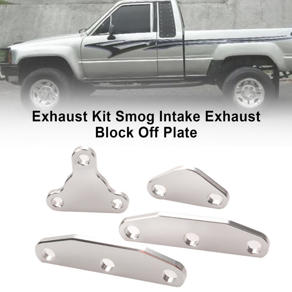 20R 22RE Toyota EGR Smog Exhaust Intake Block Off Plate Set Air Plug Generic