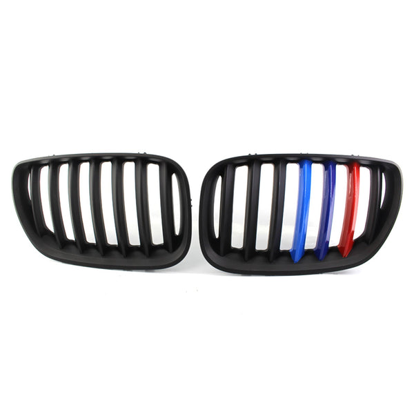 Gloss Black M-color Front Kidney Grill Grille Fit 2004-2006 BMW X5 E53 X Series Generic
