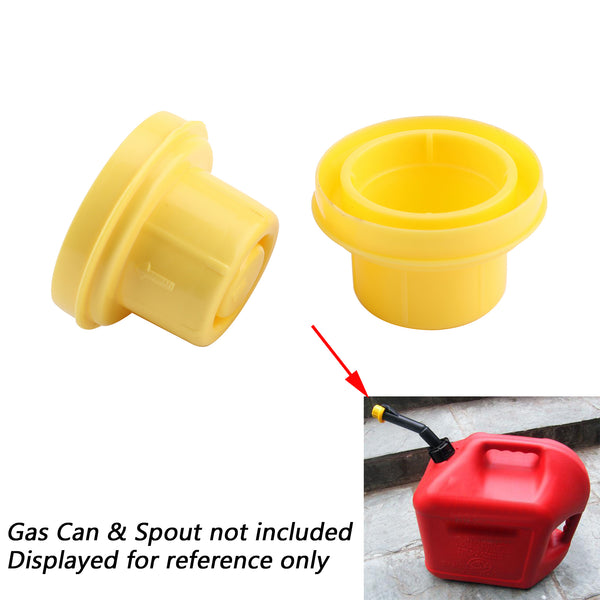 10x TAPPO BECCUCCIO GIALLO di ricambio superiore per CANNA GAS carburante BLITZ 900302 900092 900094